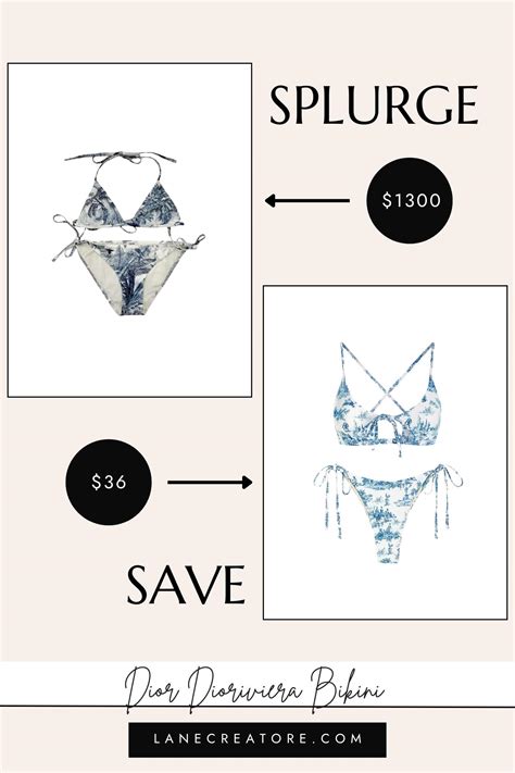 bikini dior dupe